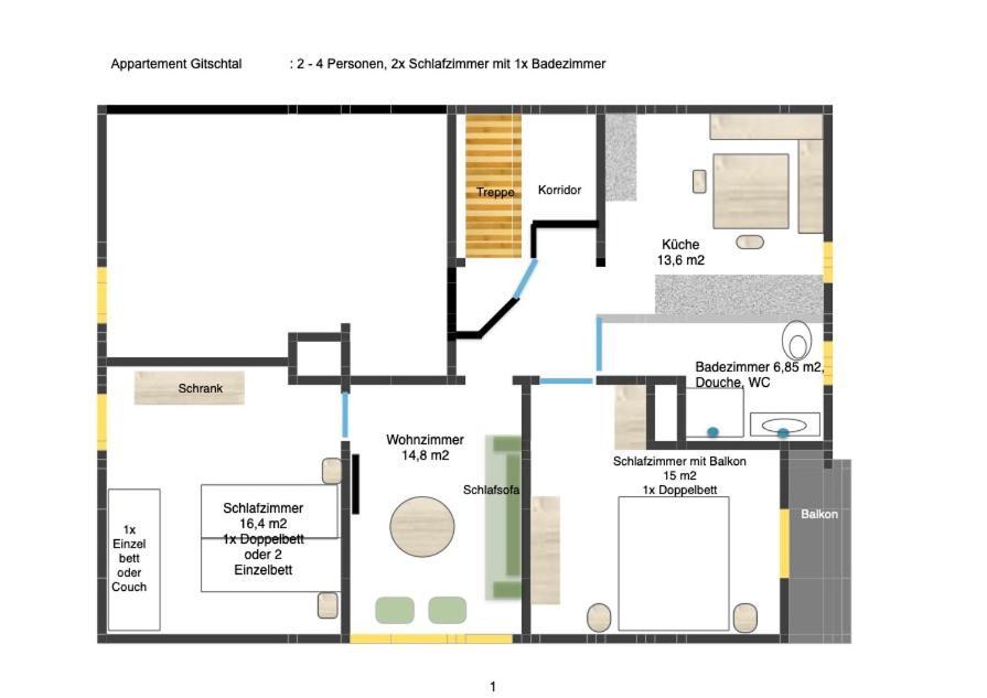 Apartamento Haus Holunder Weissbriach Habitación foto